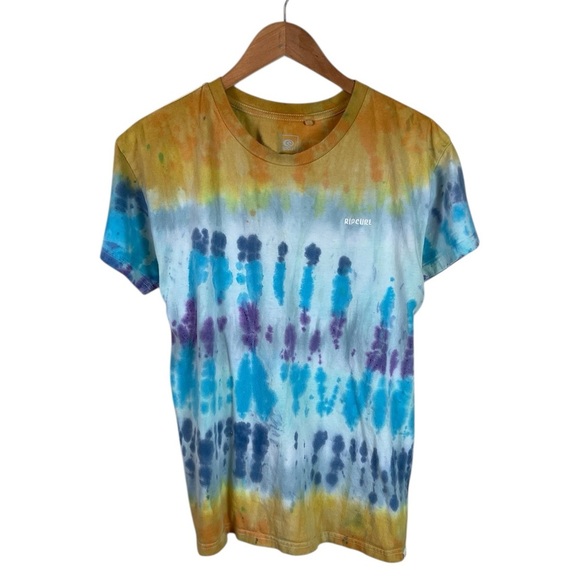 TS725 Men’s Rip Curl Tie Dye Surfer T Shirt S - Picture 1 of 4
